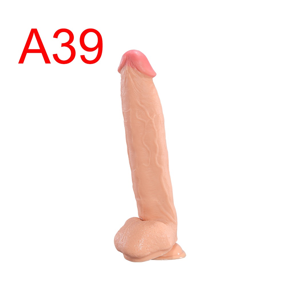 Large Realistic Dildo with Balls, 30 cm