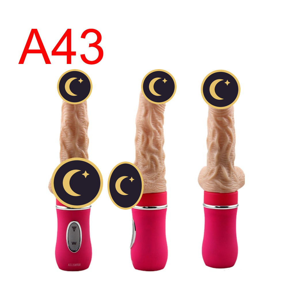 Thrusting Dildo Machine with Handheld Base, 18 cm