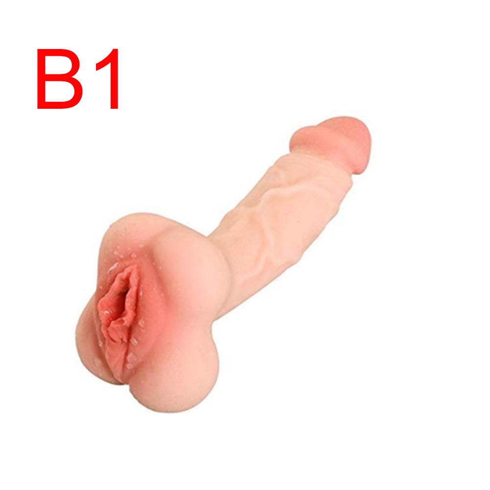 Realistic Dildo with Vagina Base