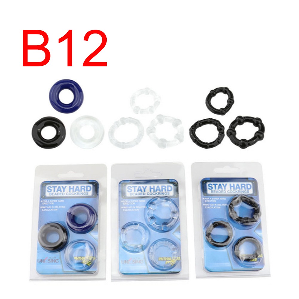 Stay Hard Cock Ring Set