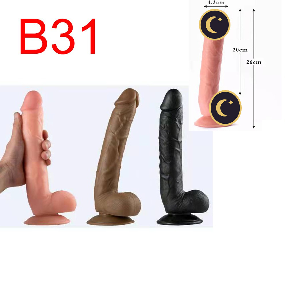 Realistic Dildo with Suction Base, 26 cm, 415 g