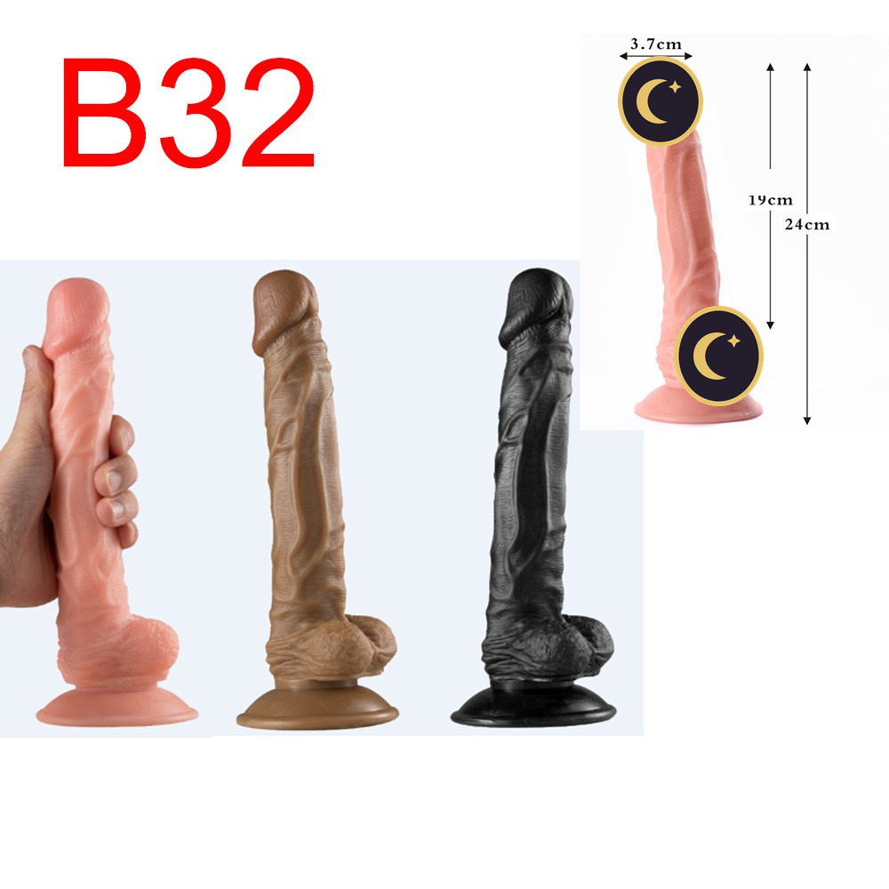 Realistic Dildo with Suction Base, 24 cm, 295 g