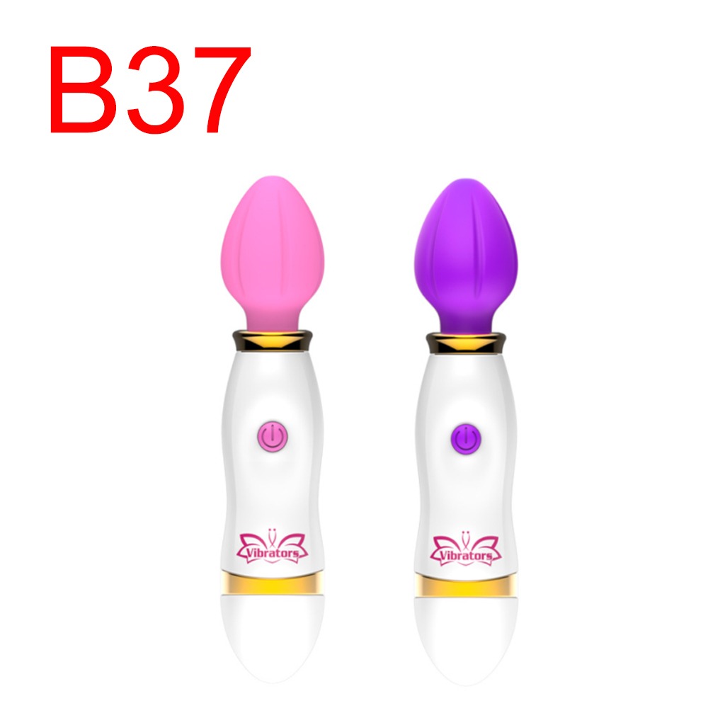 Mini Wand Vibrator with Gold Trim, 7 Modes