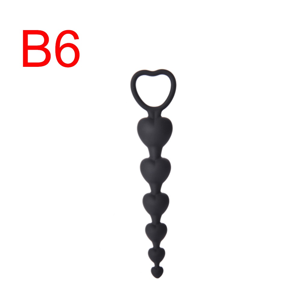 Heart-Shaped Anal Beads
