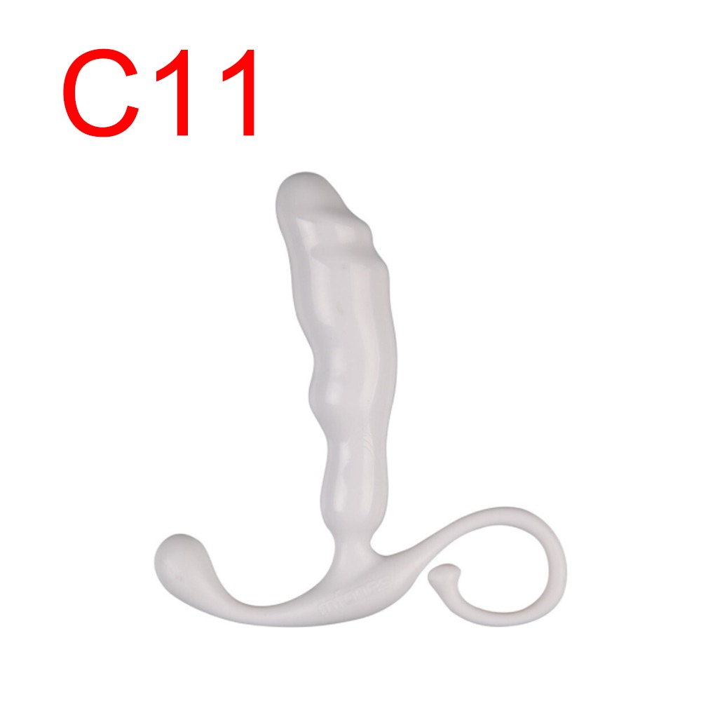 Crystal Glass Prostate Plug, Curved