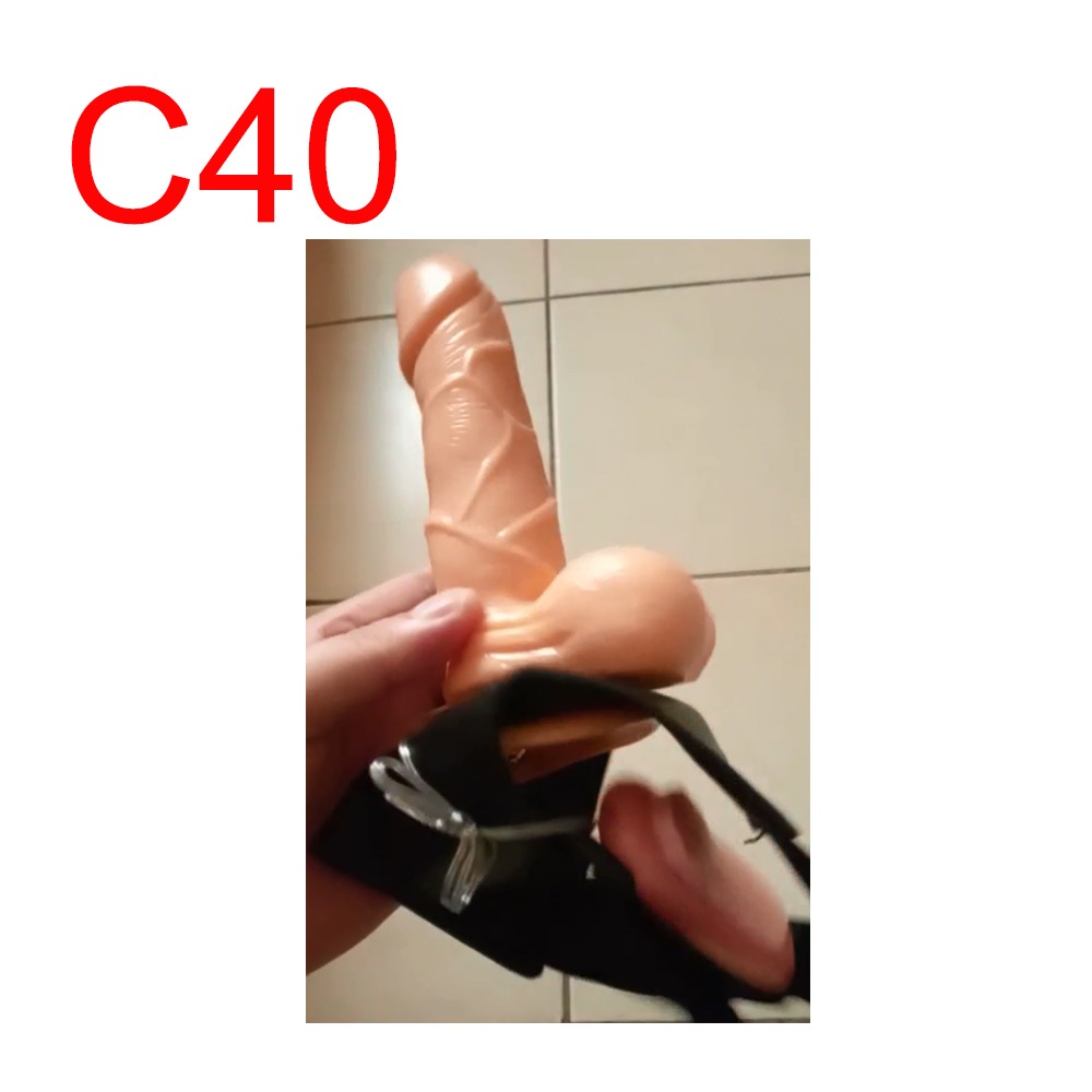Realistic Dildo Strap-On, 18 cm