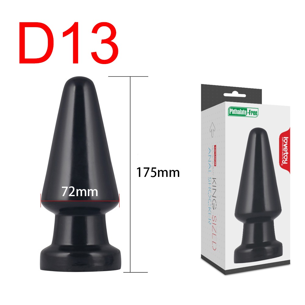 Big Black Butt Plug 175mm