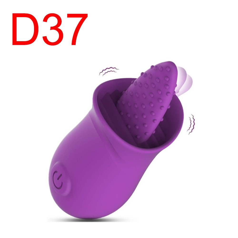 Purple Licking Egg Vibrator, 7 Modes
