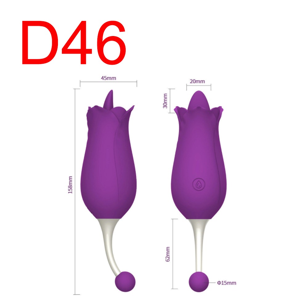 Dual Rose Vibrator, 15 cm