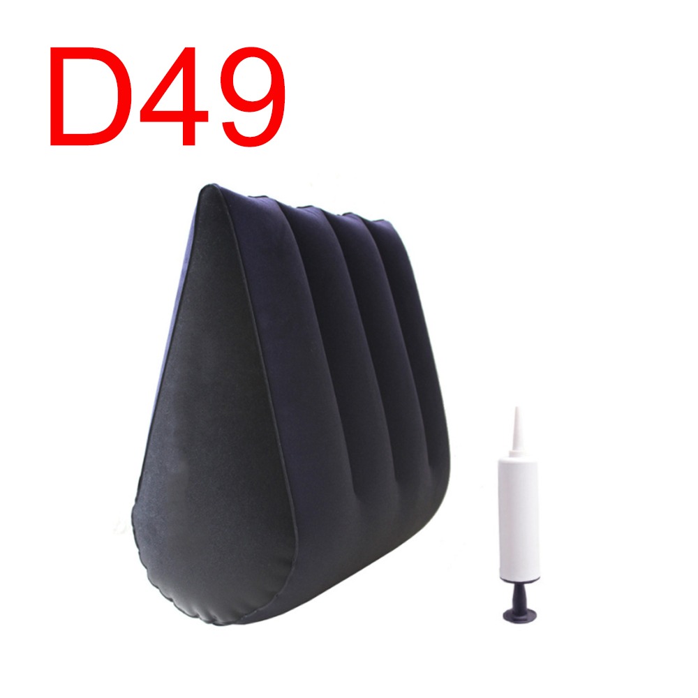 Inflatable Position Wedge with Hand Pump, Black