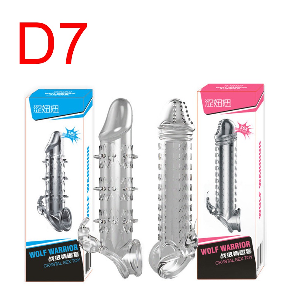 Wolf Warrior Crystal Penis Sleeve, 5–6 inch