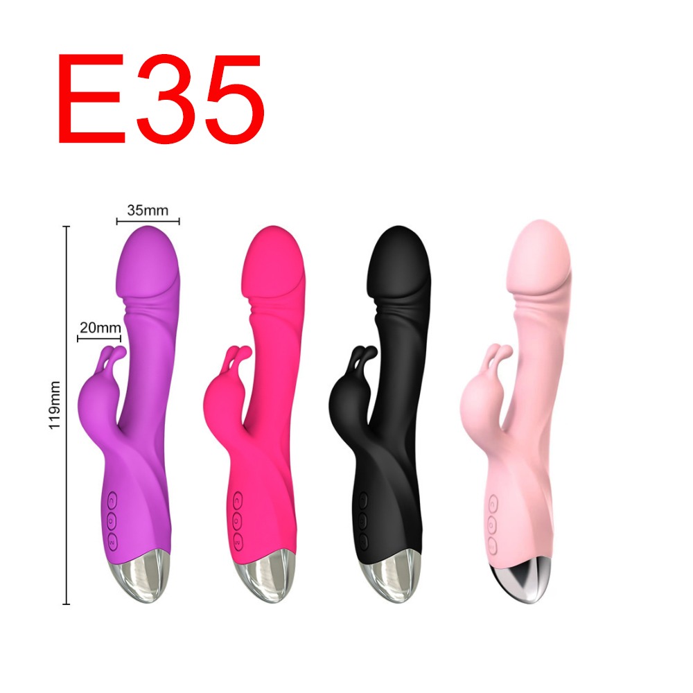 Multi-Colour Rabbit Vibrator, 11.9 cm
