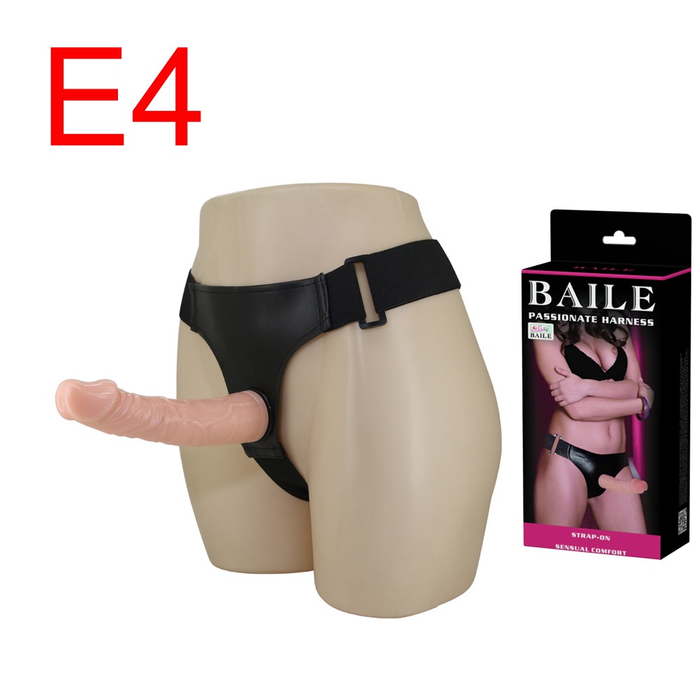 Baile Passionate Harness Strap-On, Flesh, 18 cm