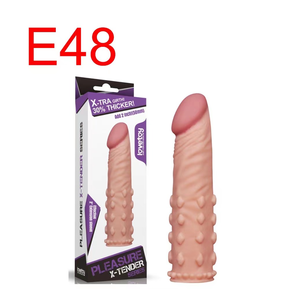 Lovetoy Pleasure X-Tender Spiked Sleeve, Adds 2 inches