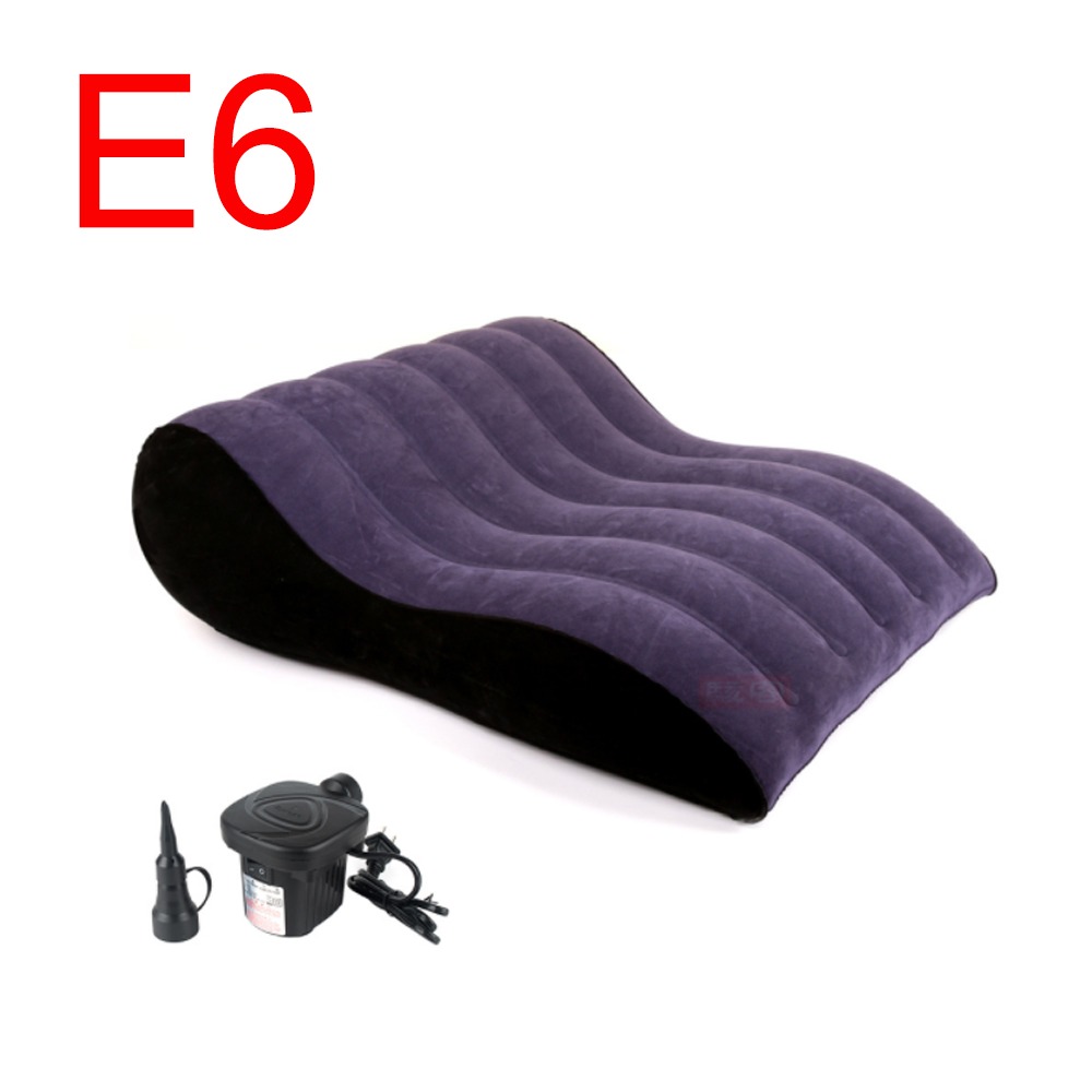 Inflatable Wave Position Pillow with Electric Pump