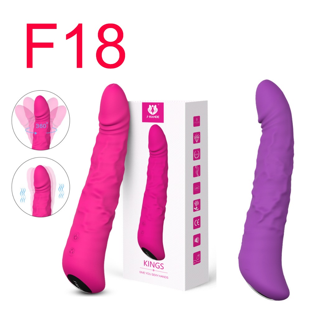 Kings Silicone Vibrating Wand, 360° Rotation, 10 Modes