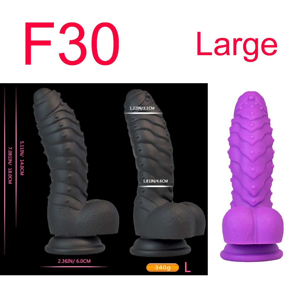 Purple Dragon Dildo Large