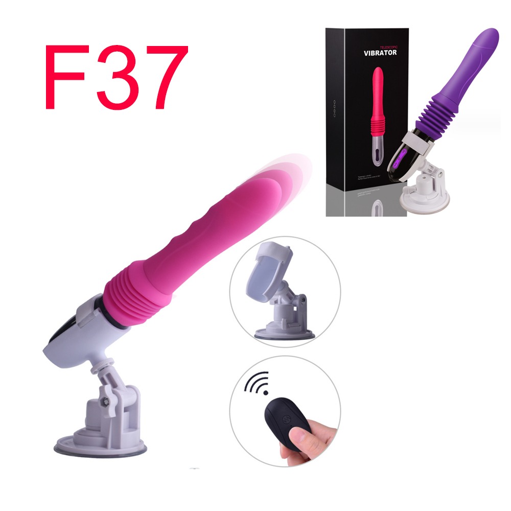 Pink Thrusting Vibrator Suction