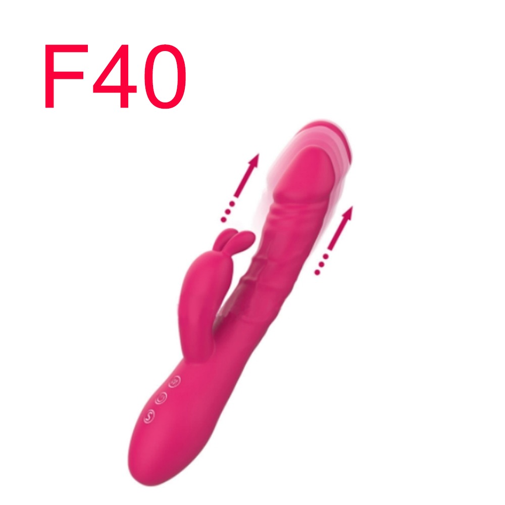 Pink Thrusting Vibrator