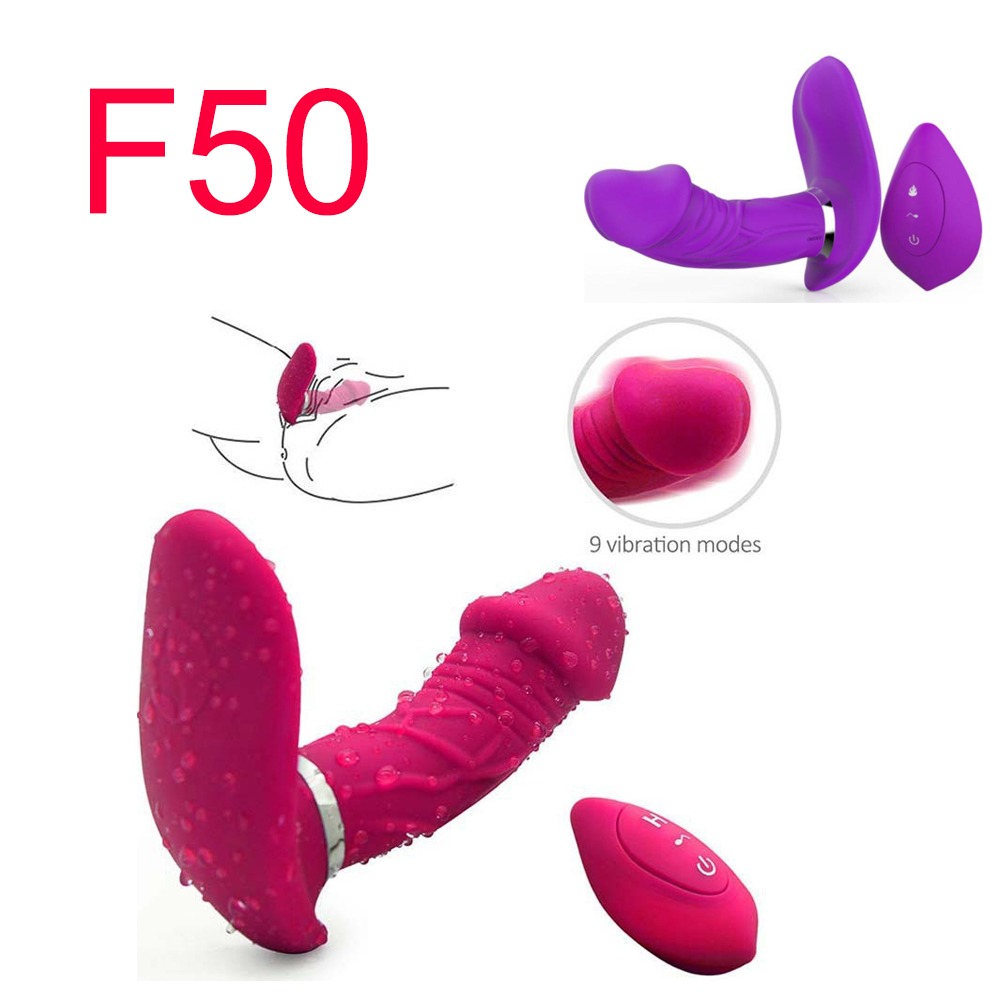 Couples Wearable Vibrator with Remote, 9 Modes, 13 cm