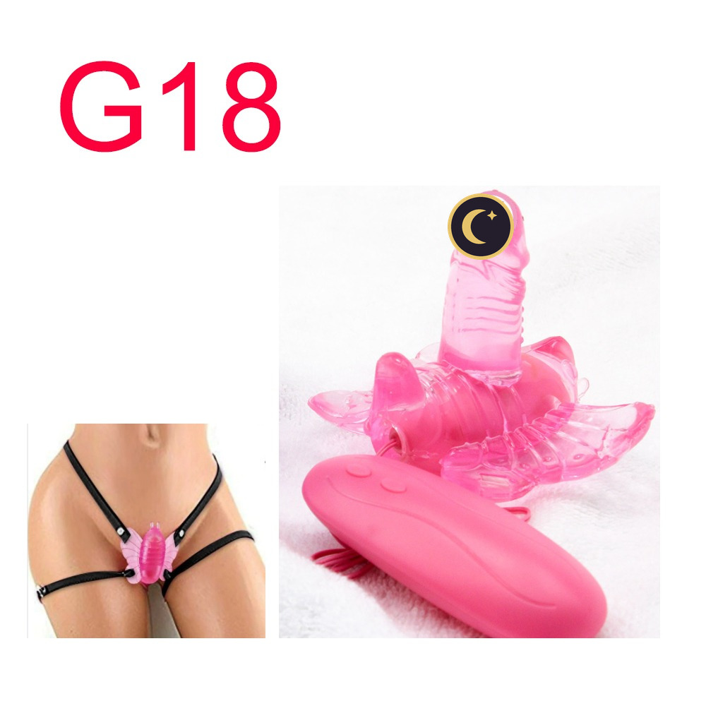 Butterfly Strap-On Vibrator, 11 cm