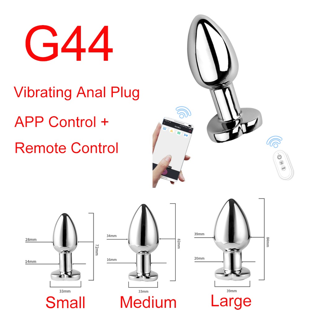 Vibrating Anal Plug Remote & app controlled