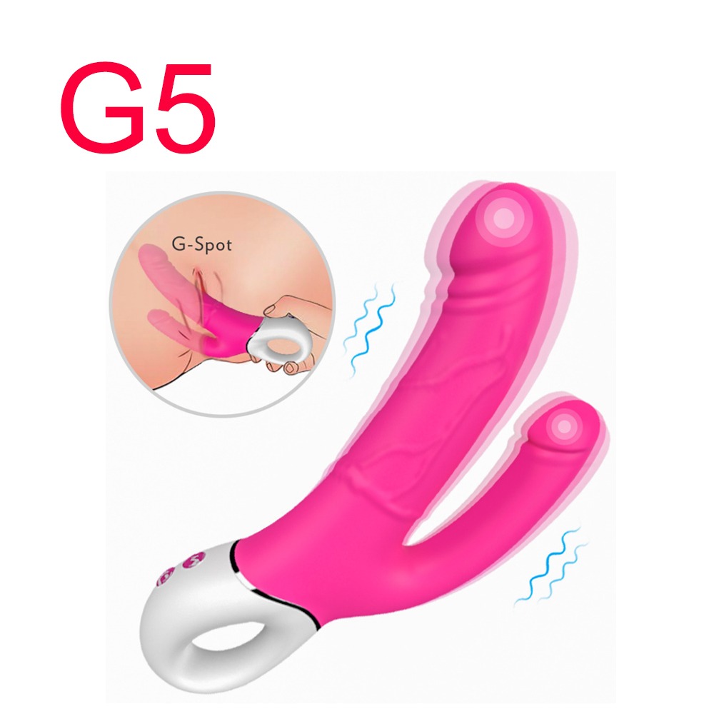 G-Spot and Anal Dual Vibrator, 7.5 inch