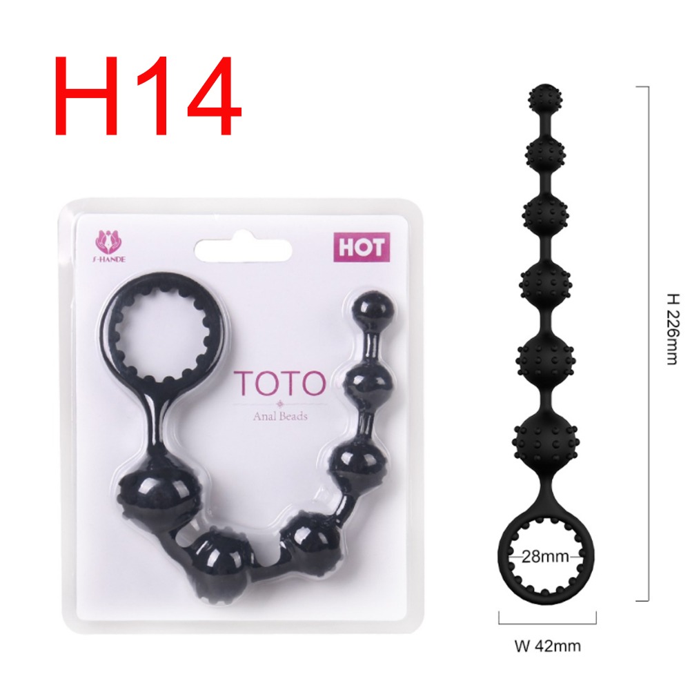 S-Hande Toto Anal Beads, Six Balls, 22.6 cm
