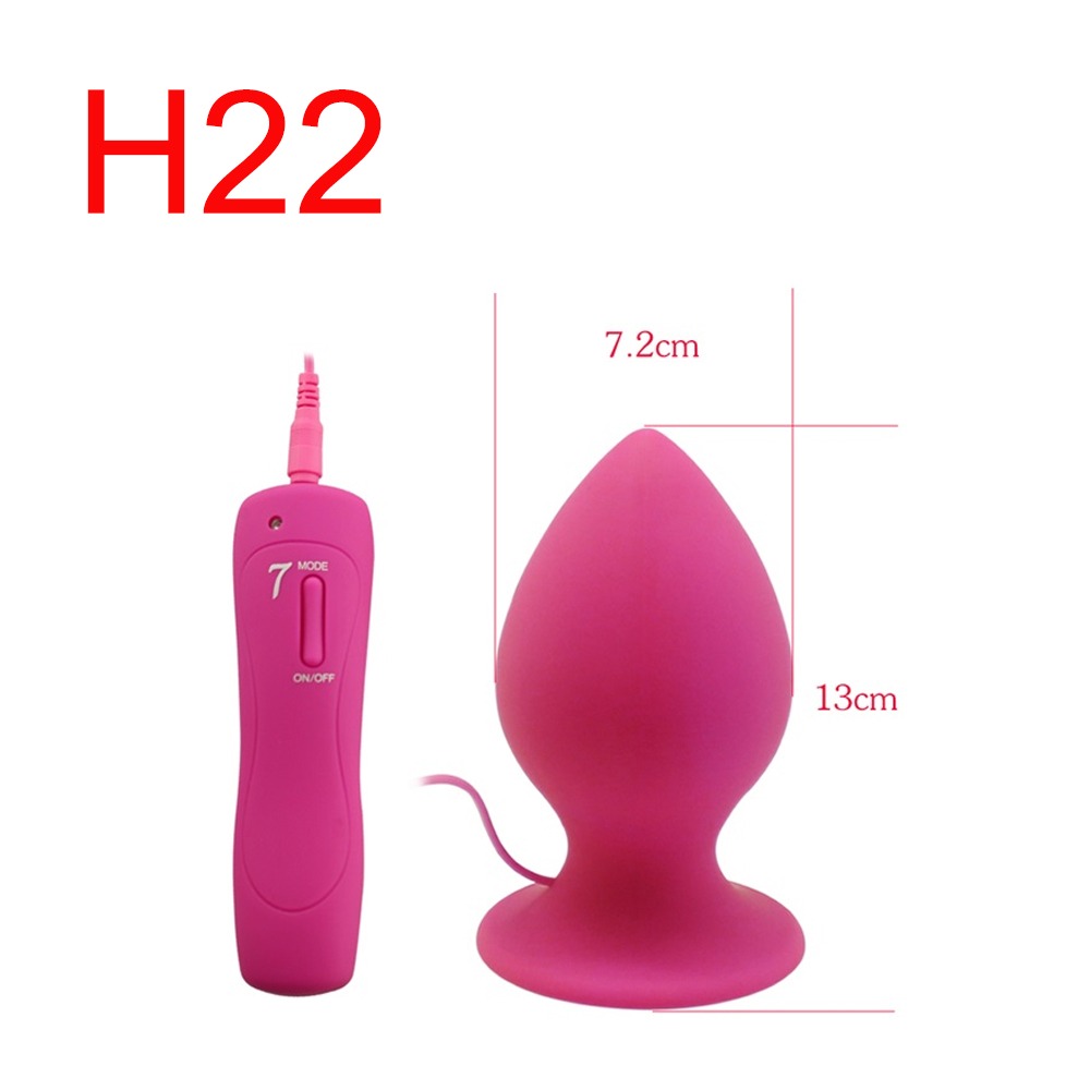 Pink Vibrating Anal Plug