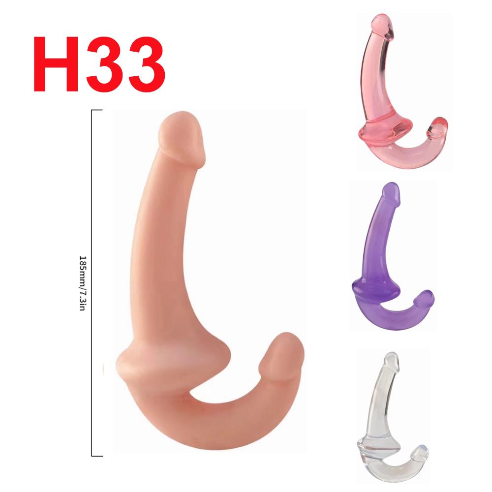 Strapless Strap-On, Flesh, 18.5 cm