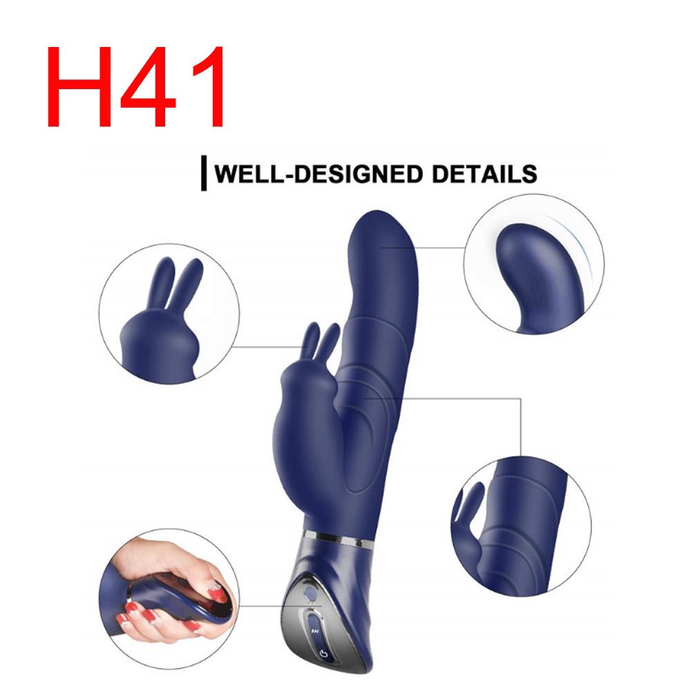 Blue Dual Motor Rabbit Vibrator