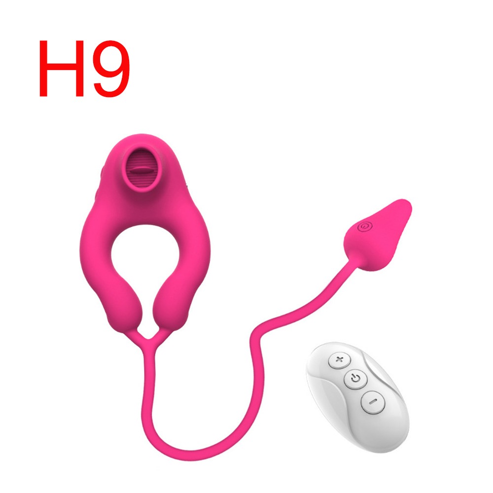 Vibrating Cock Ring with Plug