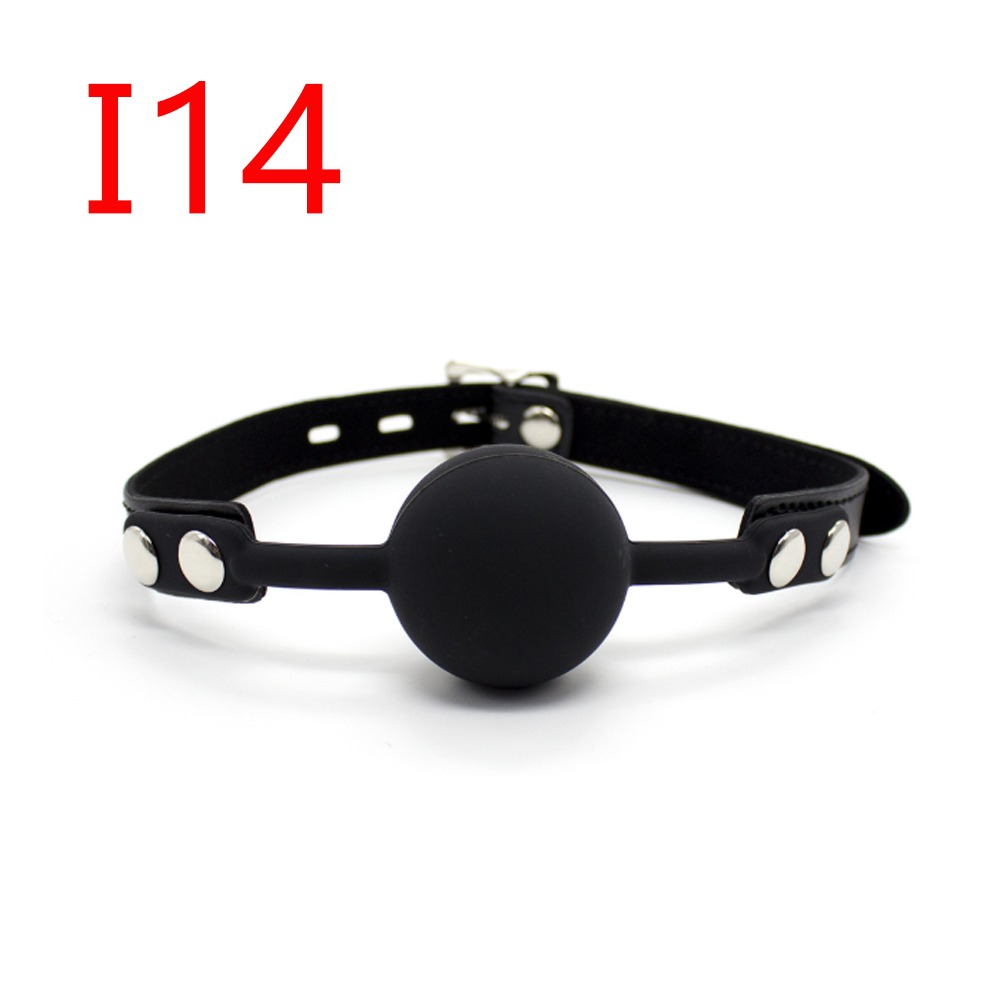Silicone Ball Gag with Leather Strap