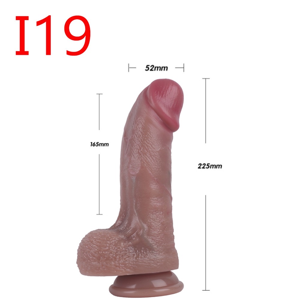 Realistic Silicone Dildo, 22.5 cm