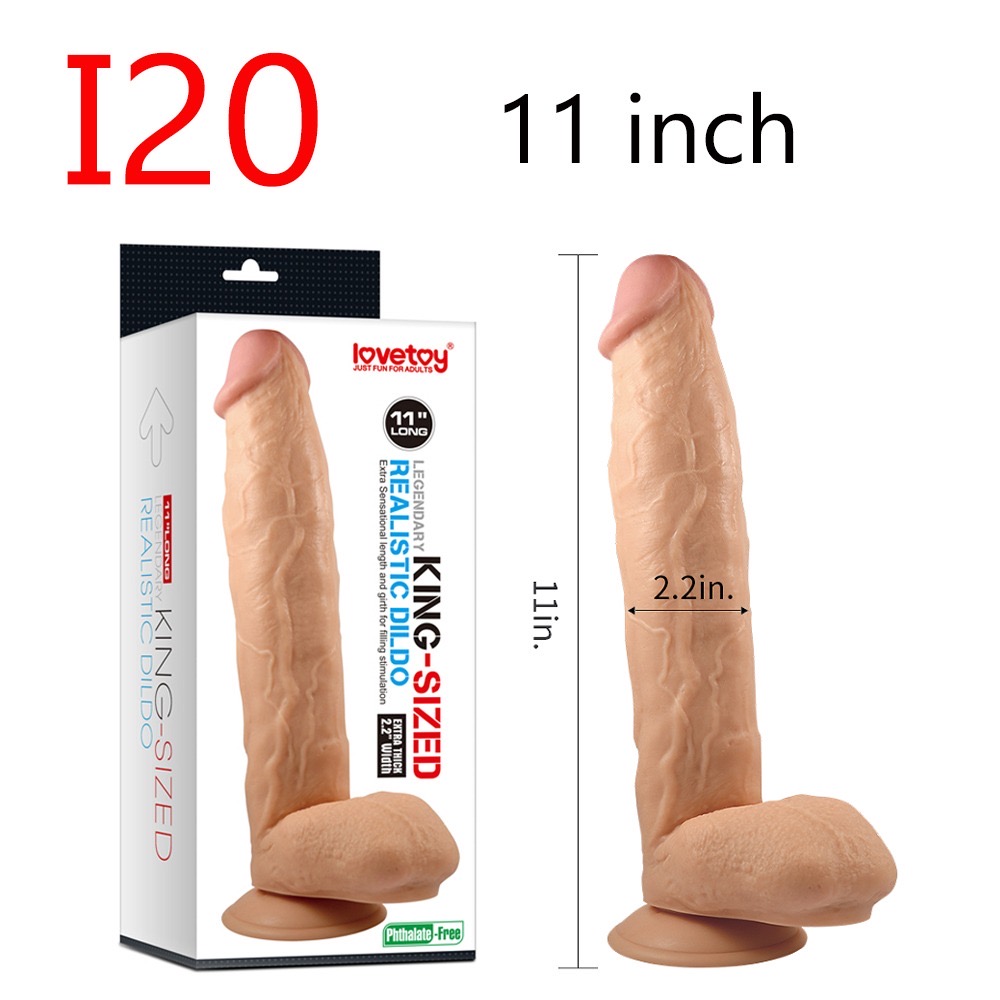 King Size Realistic Dildo, 11 inch