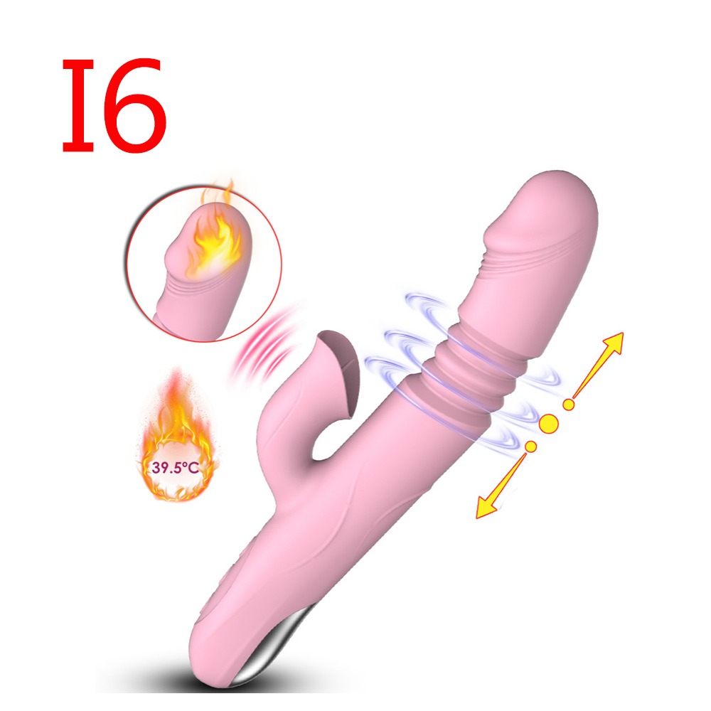 Heated Thrusting Rabbit Vibrator, 39.5 °C