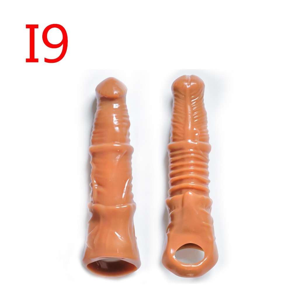 Realistic Penis Sleeve, Textured Silicone